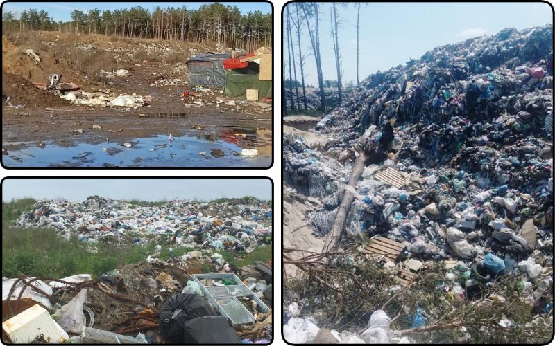 На Киевщине проверили непригодную свалку, куда годами выбрасывали мусор