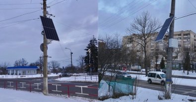 Фото – У Калуші пішохідні переходи обладнали сонячними ліхтарями