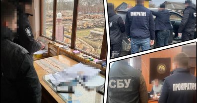 Фото – На Львівщині депутата-працівника лісгоспу затримали під час нелегального продажу деревини
