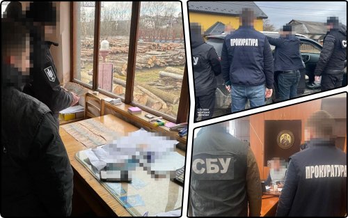 На Львовщине депутата-сотрудника лесхоза задержали во время нелегальной продаже древесины