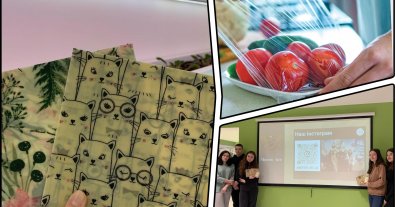 Фото – Хмельницькі студенти запропонували екологічну альтернативу харчової плівки