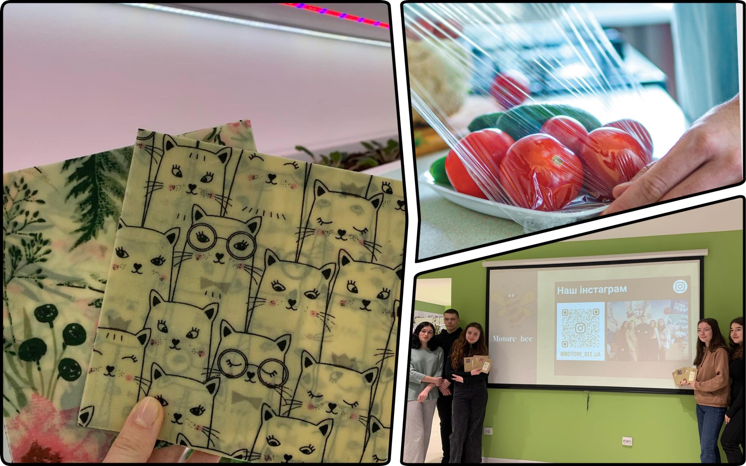Photo – Khmelnytsky students offer an eco-friendly alternative to cling film