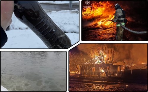 В Харькове из-за российского обстрела в реки попало колоссальное количество нефти