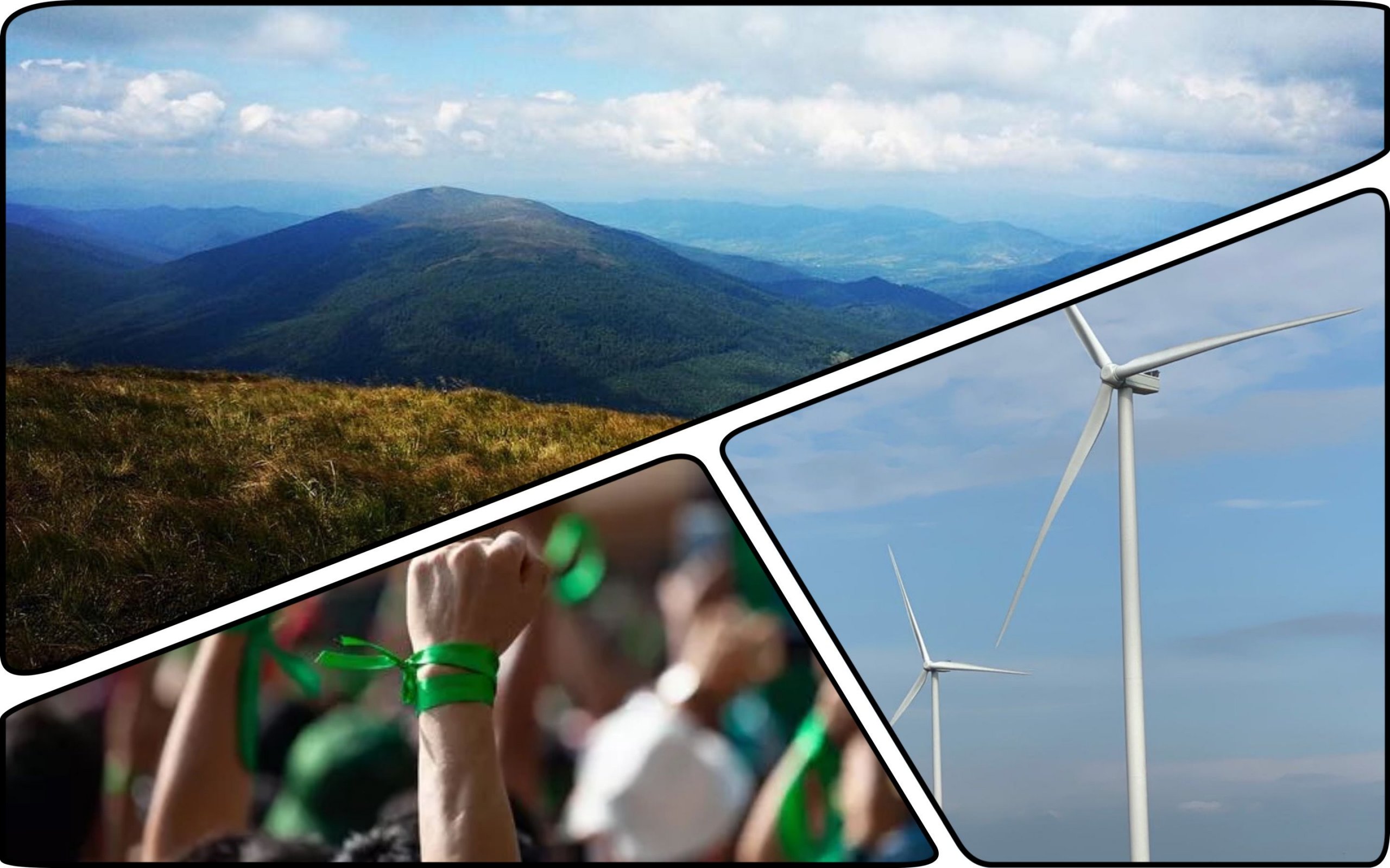 Photo – Public hearings on the construction of a wind farm on the Runa valley were held in Zakarpattia