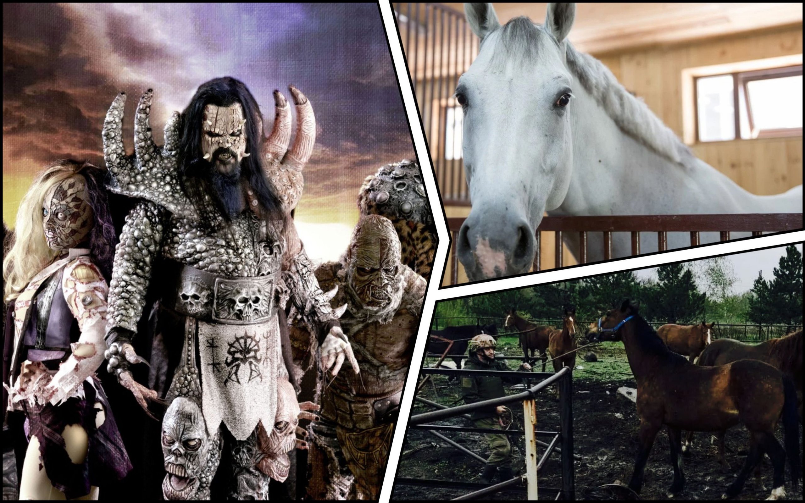 Photo – Rock band Lordi joins the rescue of animals affected by the war in Ukraine