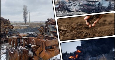 Фото – На Київщині забруднення земель від знищеної окупантами нафтобази досі зашкалює у 33 рази