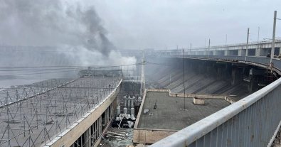 Фото – Экологический ущерб от обстрела ДнепроГЭСа достиг 140 миллионов гривен