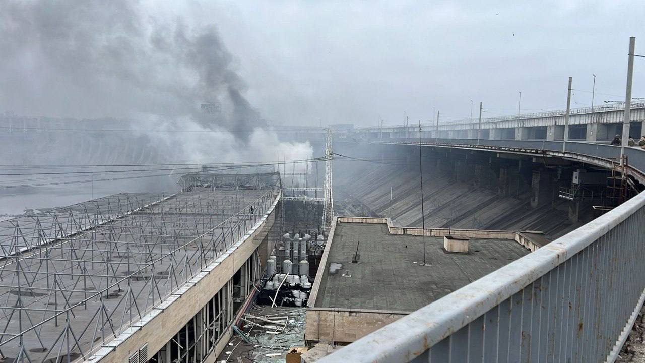 Photo – Environmental damage caused by shelling of DniproHES reached UAH 140 million