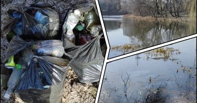 Фото – У Харкові волонтери запустили екочелендж з очистки річок. Фото та відео