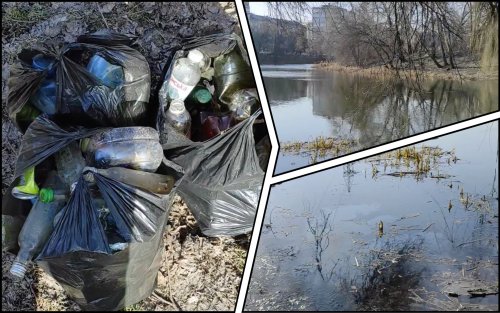 В Харькове волонтеры запустили экочеллендж по очистке рек. Фото и видео