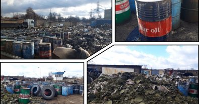 Фото – У Запоріжжі виявили нелегальний склад небезпечних відходів просто неба. Фото
