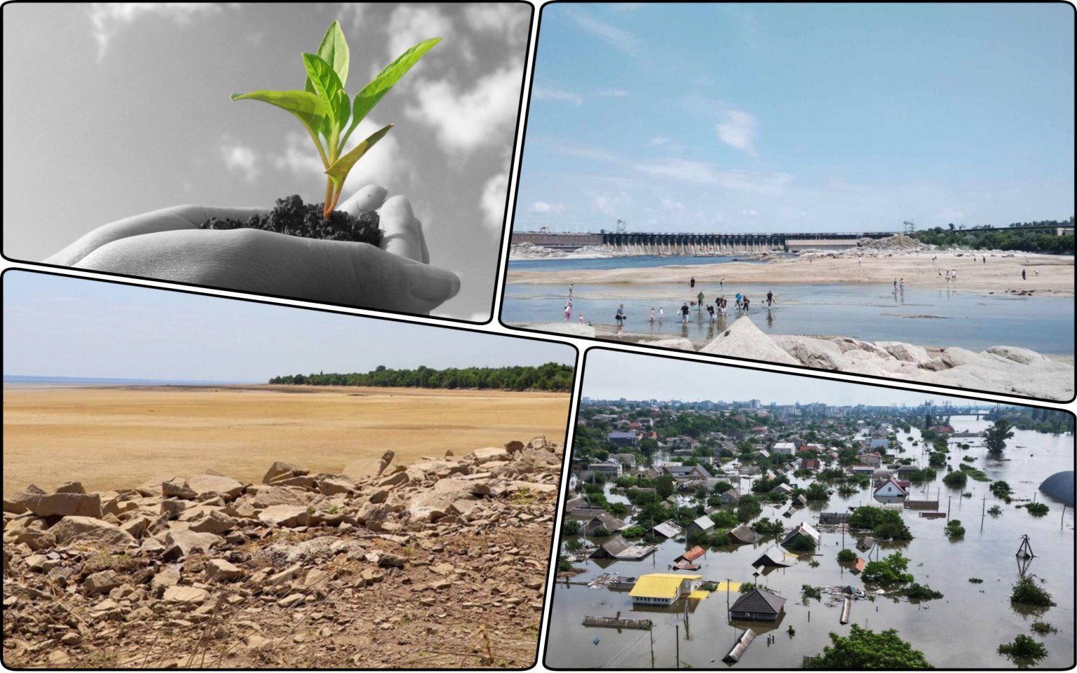 Photo – British scientists assess the environmental consequences of the Kakhovka HPP explosion