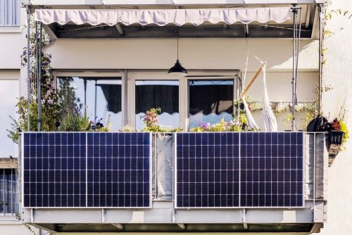 Solar balconies are gaining popularity in Germany