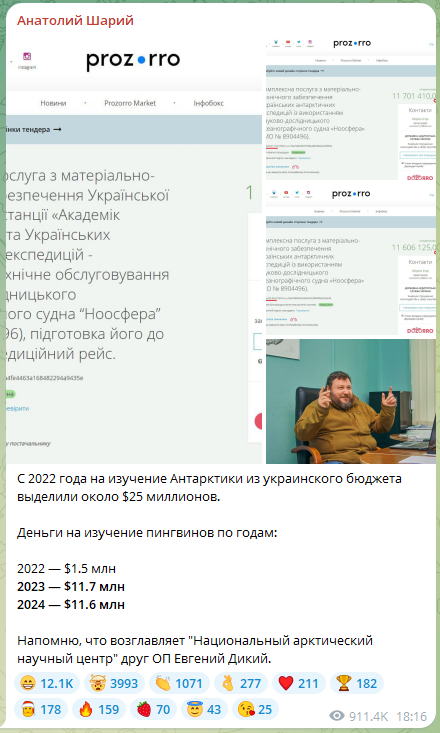 Photo – Ukraine&#039;s scandal over money for the Antarctic program: why you shouldn&#039;t breed treason. Photo 1