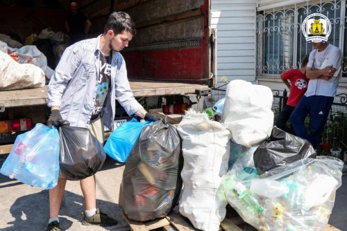 В Переяславе экоактивисты собрали более 700 кг вторсырья