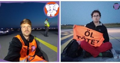 Фото – В Германии "экоактивисты" два дня подряд останавливали работу крупнейших аэропортов