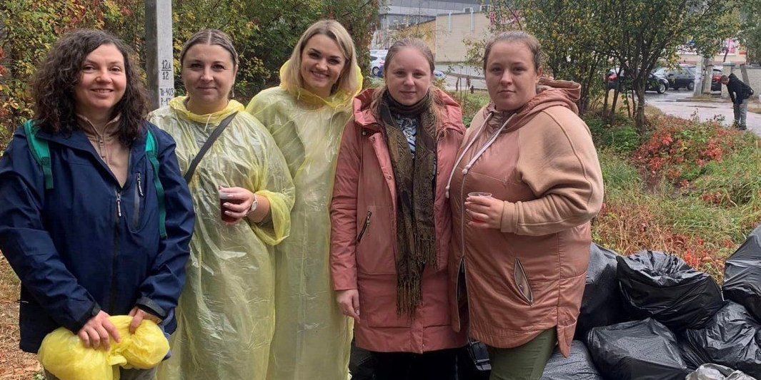 Photo – In Sumy, volunteers collected more than half a ton of garbage
