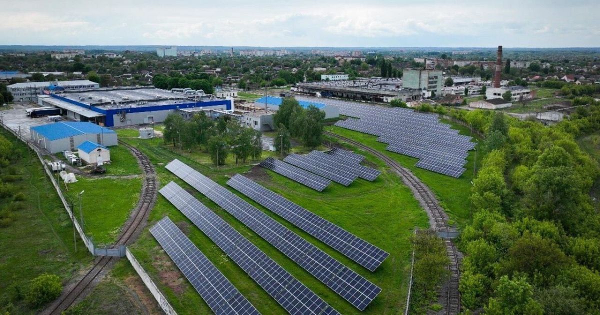 Photo – The manufacturer of Morshynska has built a SPP for its plant in Myrhorod