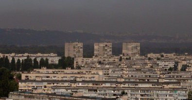 Фото – У столиці після нічної атаки значно погіршилася якість повітря
