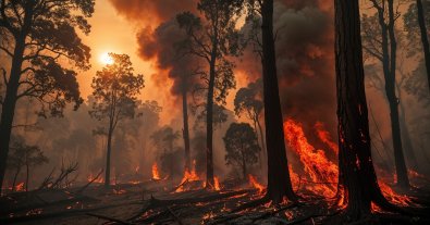 Фото – В Николаевской области сгорело леса на сумму свыше 110 млн грн