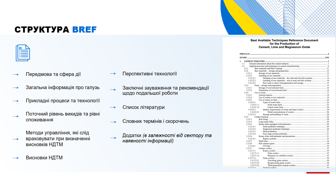 Что такое BREFs и какова их структура