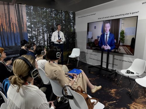 От разминирования до самосевных лесов: Украина на СОР30 представила проекты восстановления леса