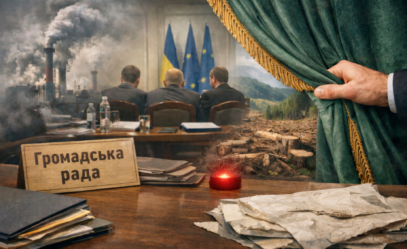 Ілюзія контролю: чи працюють громадські ради при довкіллєвих органах влади