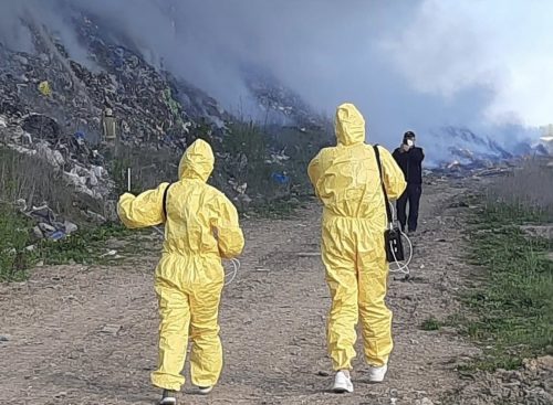 Пожежа на сміттєвому полігоні в Івано-Франківській області спричинила токсичні викиди