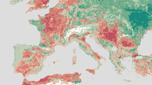 How climate change is destroying farmland: an interactive map has been created in Europe