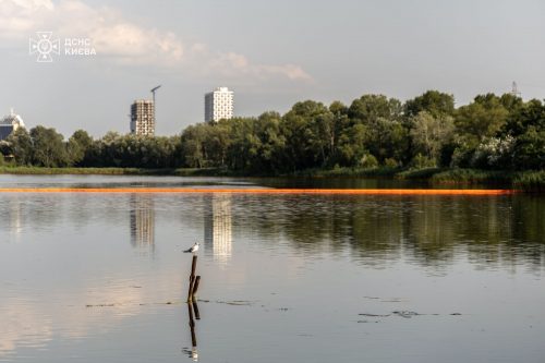 С поверхности озера Кирилловское было собрано более 300 кубометров нефтепродуктов — ГСЧС