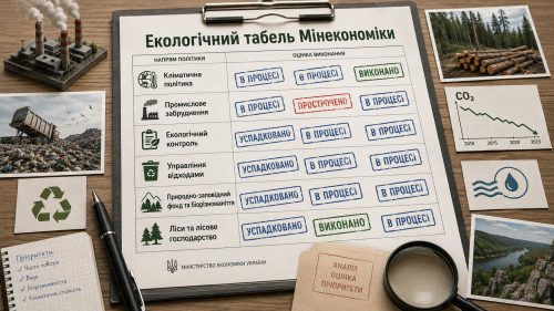 Completed, overdue, carried over: what the Ministry of Economy’s environmental performance report for the year looks like