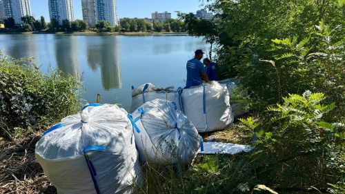 Очищення озера Кирилівське триває: обсяги нафтопродуктів у воді впали у рази