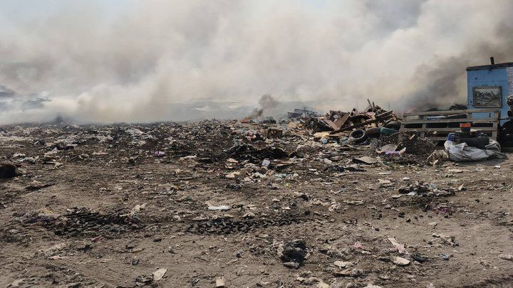 Розпочато слідство: в Олександрії майже тиждень горіло сміттєзвалище