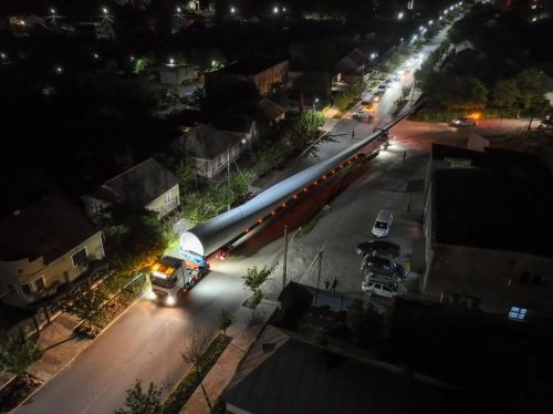 The first batch of wind turbine blades has been manufactured and transported in Transcarpathia